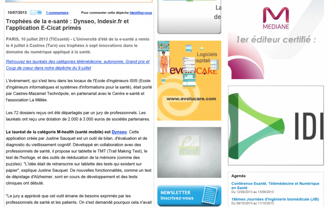Tablette thérapeutique numérique conçue pour stimuler les capacités cognitives des enfants de manière amusante et interactive.