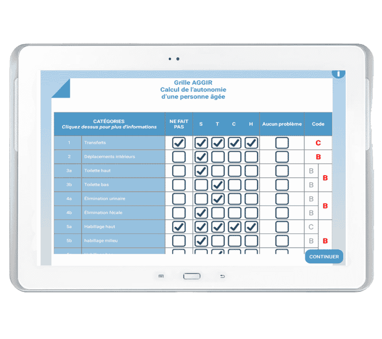 La grille AGGIR DYNSEO
