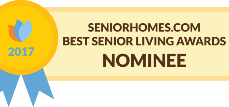 Scarlett nominated for the Seniorhomes awards 2017 Scarlett nominated for the Seniorhomes awards 2017