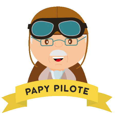 GIF Papy Pilote GOOD