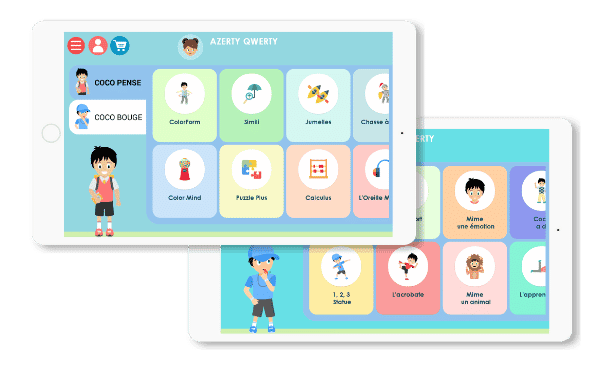 Cocoetcocosport Coco App Enfant Educative Educatif Enfants Ludique Culturel Jeux Jeu Application Entrainement Cerebral Ans Tablette Smartphone , DYNSEO