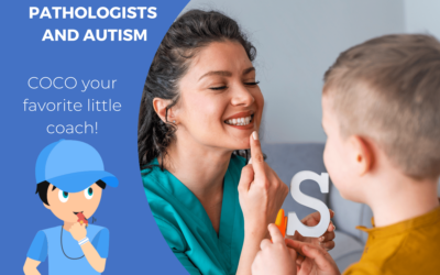 What is the work of the speech-language pathologist with an autistic person?