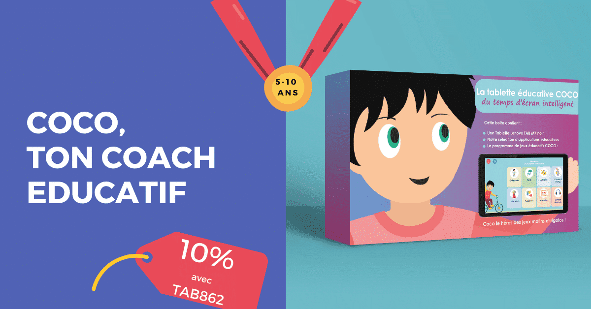 La tablette pour enfants COCO - Des jeux de mémoire pour tous - Dynseo
