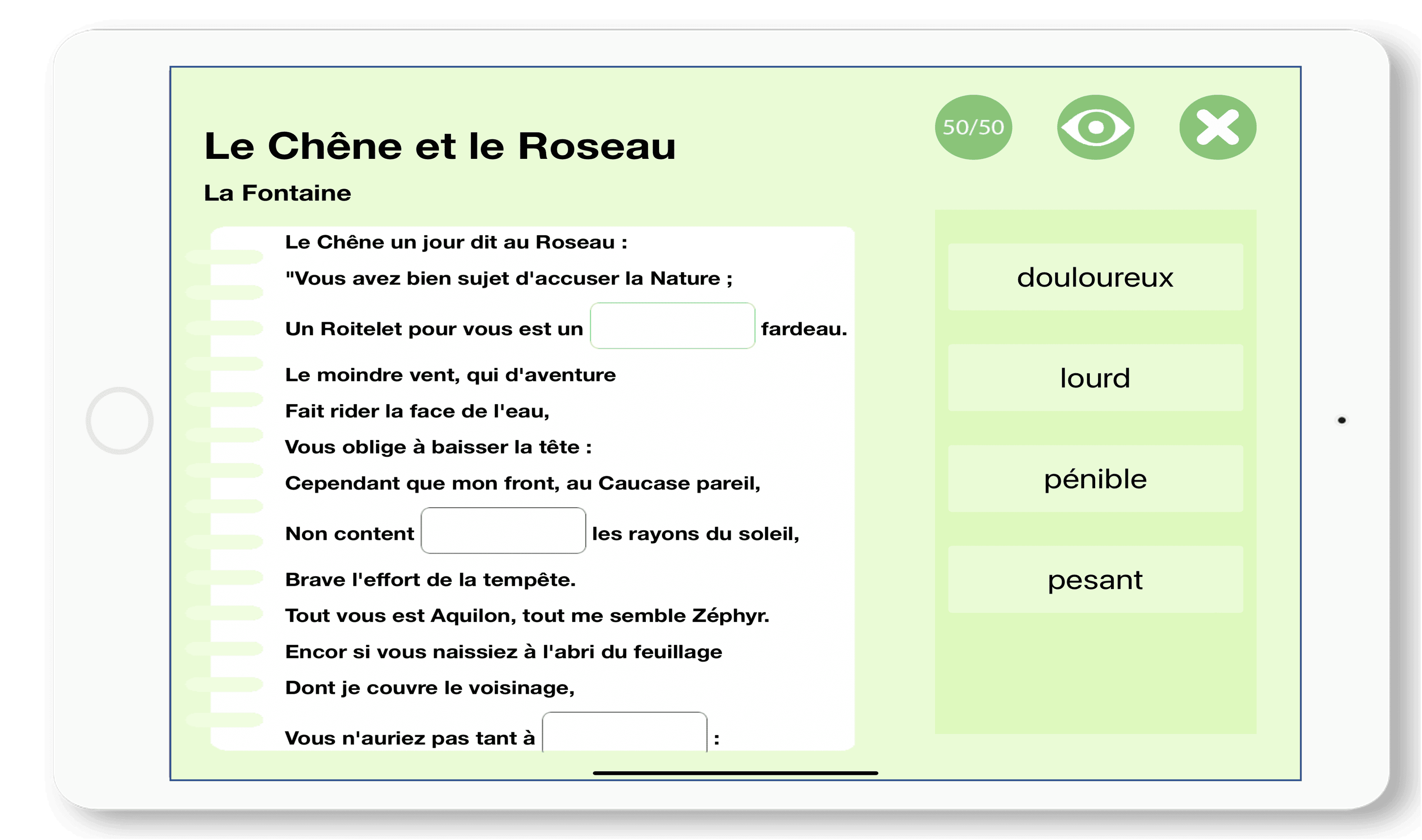 Le Poeme Perdu Jeux Adaptes Sans Mise En Echec Organisation Memoire A Long Terme Trouble De La Memoire Alzheimer Stade 2 Interaction Sociale Mob, DYNSEO