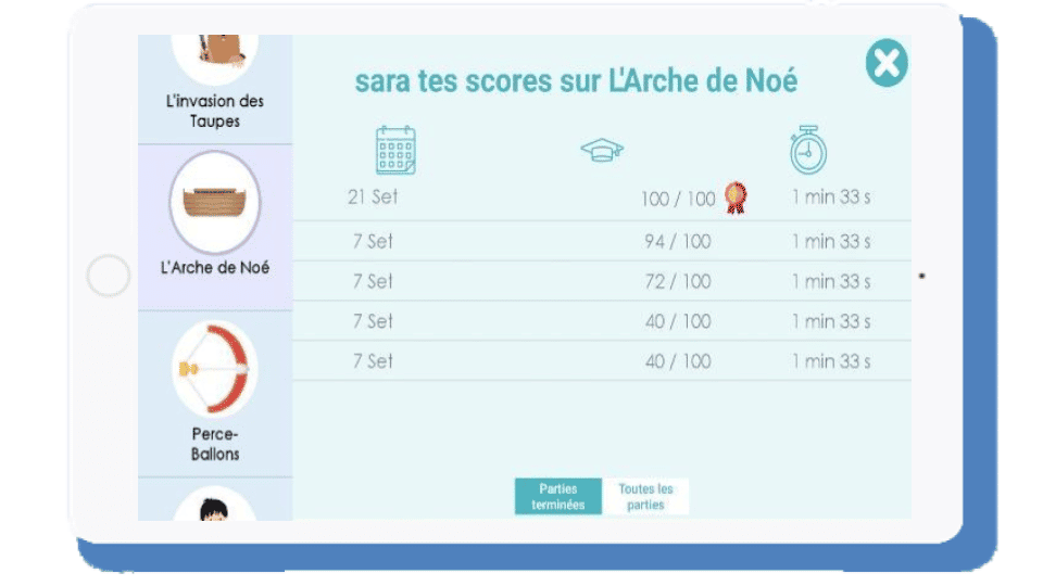 Scores Coco App Enfant Educative Educatif Enfants Ludique Culturel Jeux Jeu Application Entrainement Cerebral Ans Tablette Smartphone 2
