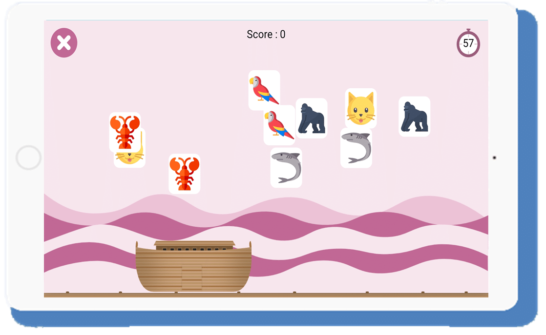 Arche De Noe Joe Fun Challenge Cerveau Jeux Adaptes Sans Mise En Echec Ra Trouble De La Memoire Avc Senior Seniors Interaction Sociale Sequencage Logique 1
