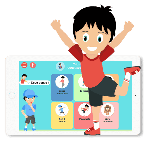 App Jeux Educatifs Enfants Yoga Coco, DYNSEO