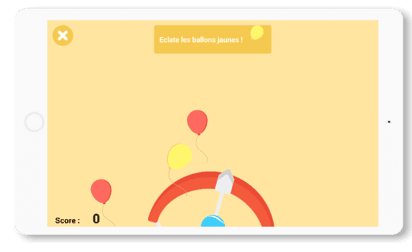 perce ballons jeux logiciel educatif maternelle