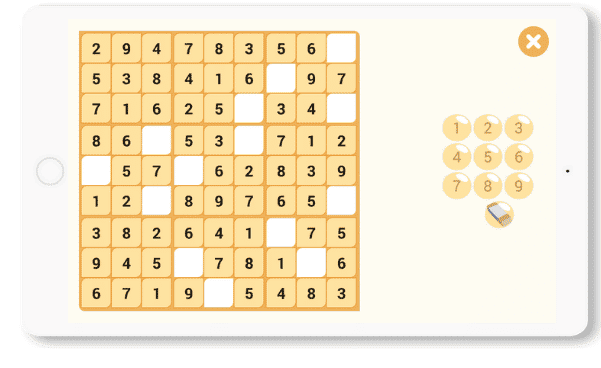 Sudoku De Madeira Colorido - Jogo De Lógica