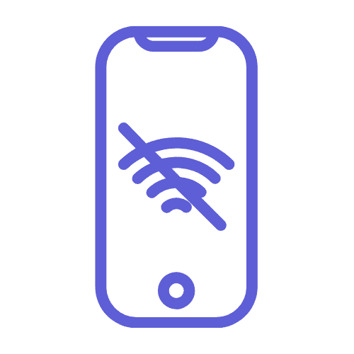 没有 wifi 图标