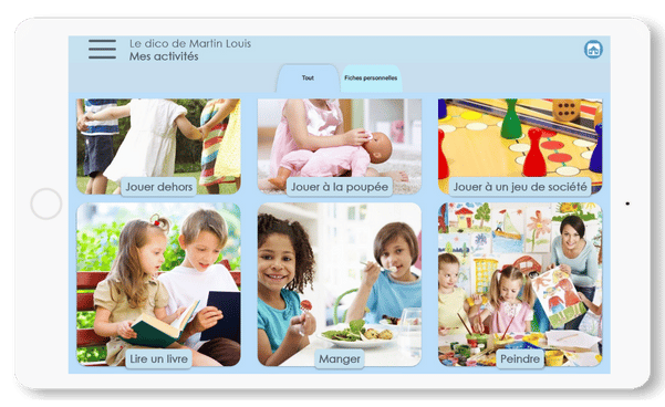 mon dico activites enfants dico tablettes dictionnaire communication troubles déglutition langage prononciation