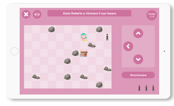 robertoilpirata-logica-problema-Roberto-giochi-cognitivi-allenamentocerebrale-tablet-stimolazione-cervello-adulti-anziani