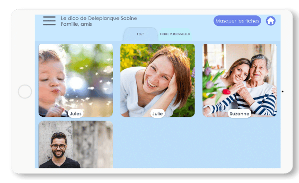 mon dico familles amis tablettes dictionnaire communication troubles déglutition langage prononciation