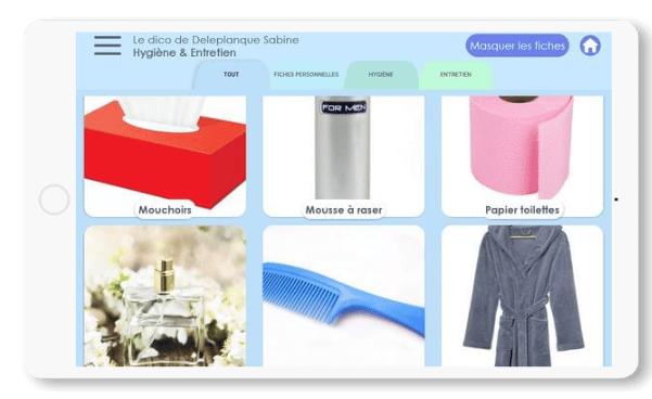 mon dico hygiene entretien tablettes dictionnaire communication troubles déglutition langage prononciation