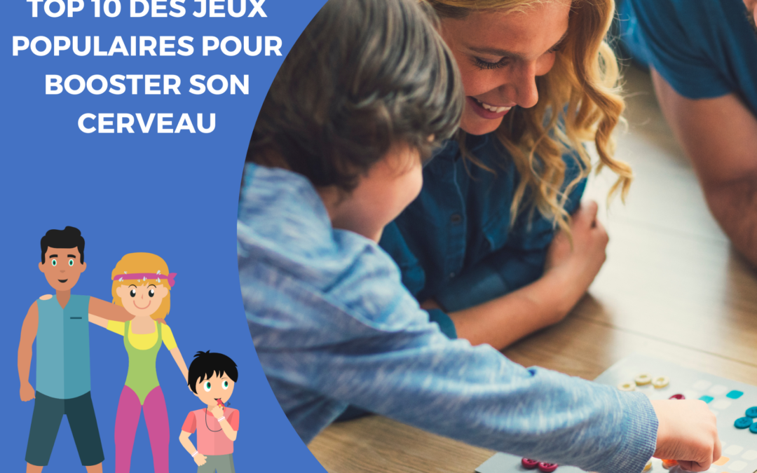 une famille en train de jouer pour booster son cerveau