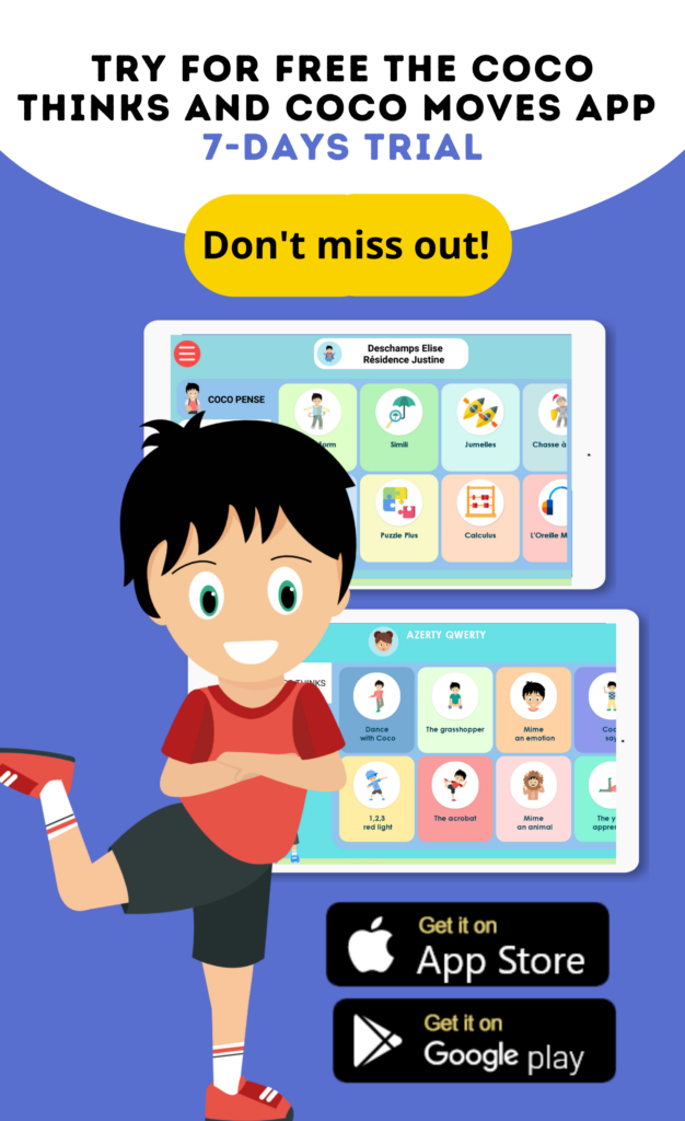 coco thinks and coco moves educational app