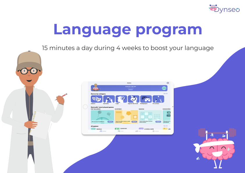Language program Clint app brain training app cognitive function