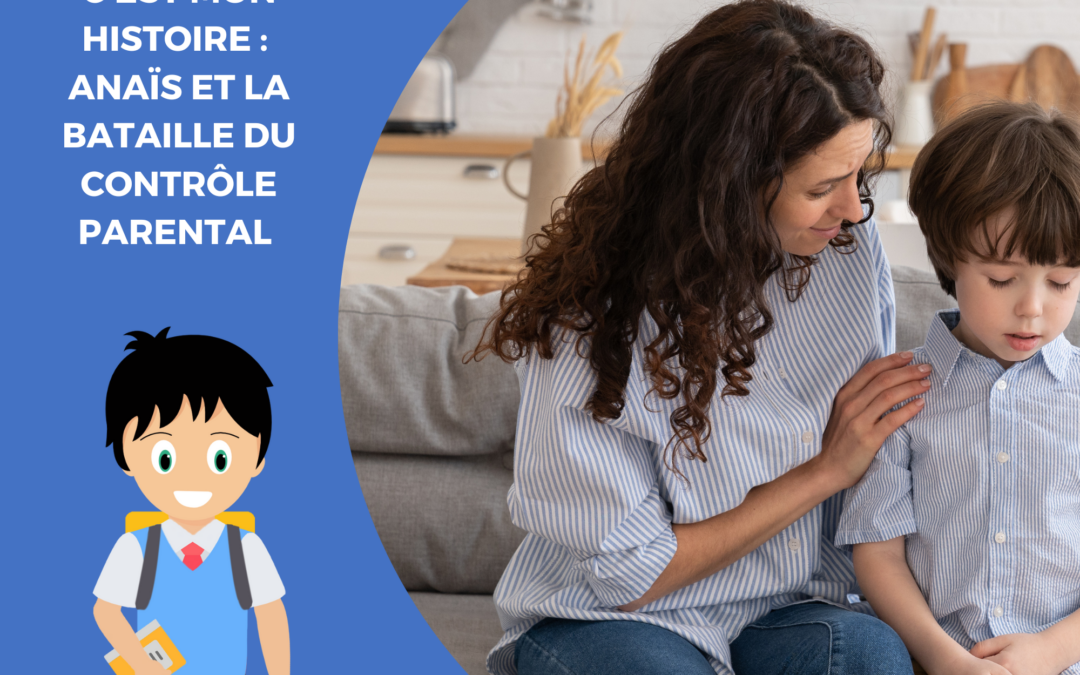 une femme et son fils en train de jouer à coco pense et coco bouge sur la tablette