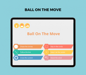 Seniors engaged in cognitive stimulation games on digital devices, promoting mental fitness and well-being.