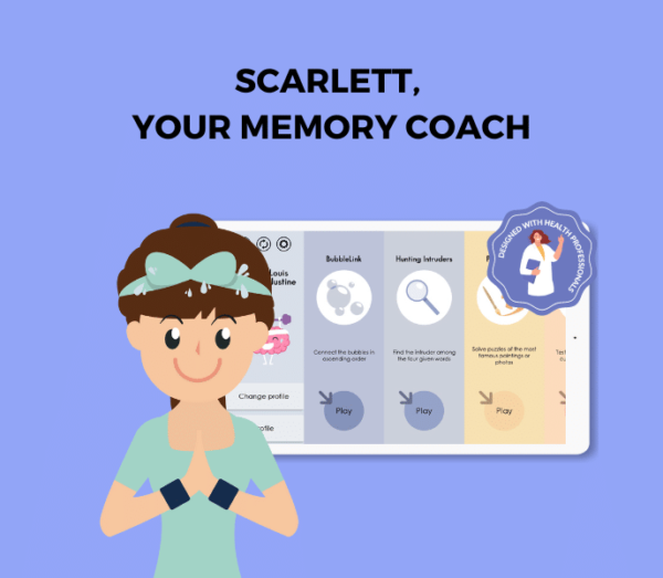 Scarlett Memory Games For Seniors, DYNSEO