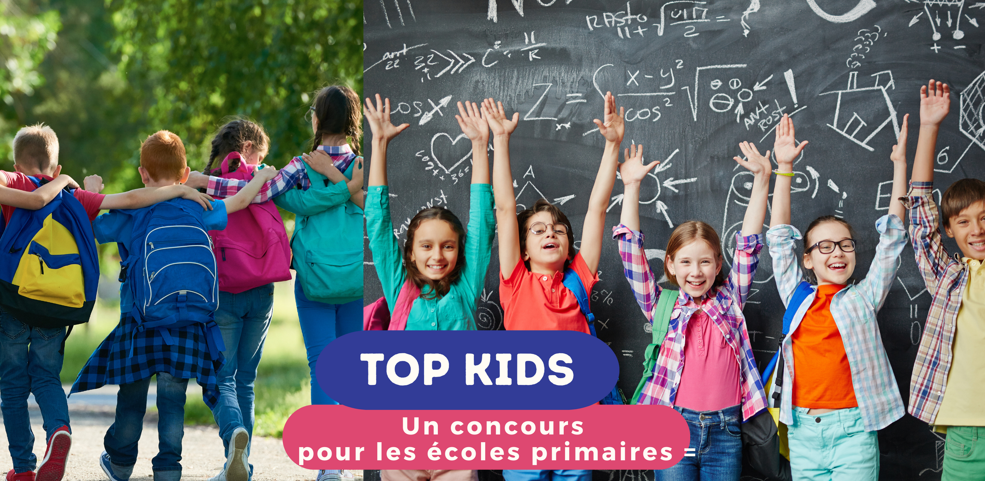 header site internet top kids