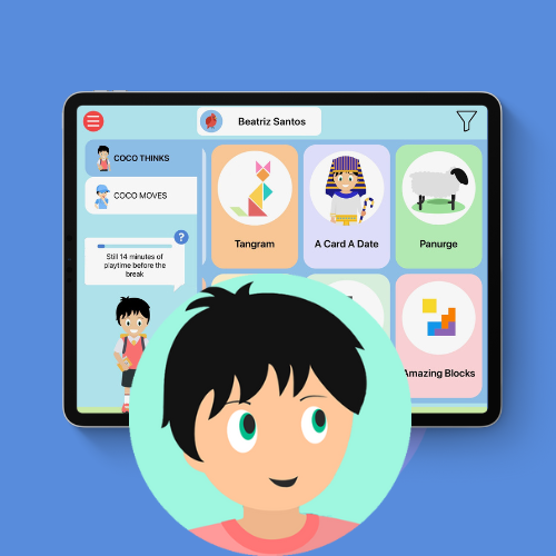 Coco Thinks And Coco Moves App Educational App, DYNSEO