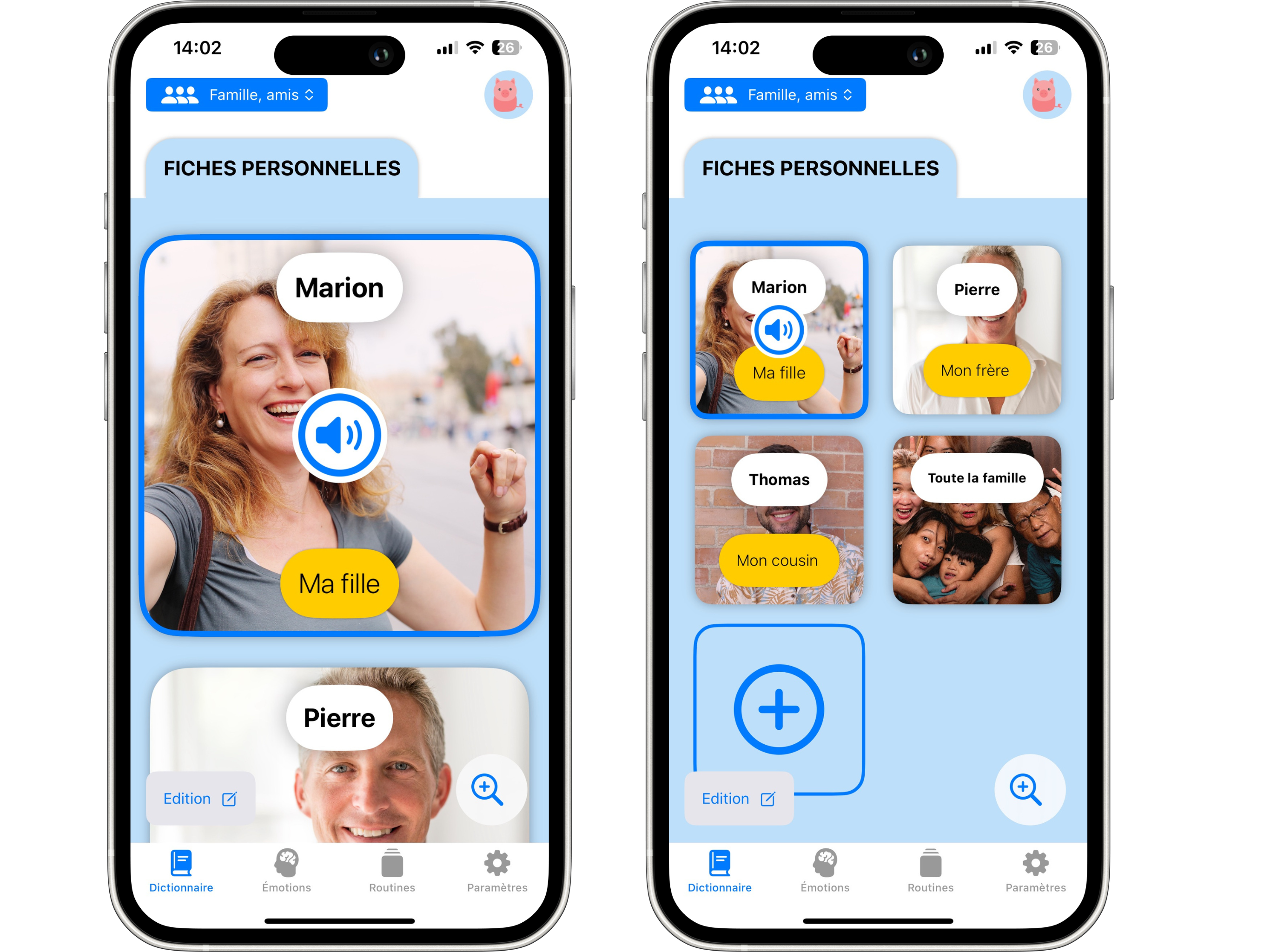 mon dico familles amis tablettes dictionnaire communication troubles déglutition langage prononciation