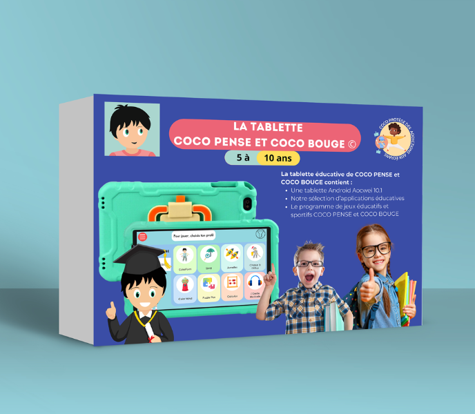 packaging COCO tablette educative enfant