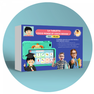 tablette avec app educative coco pense et coco bouge