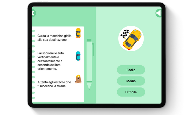 COCO IT ipad parcheggio ingombrato livelli