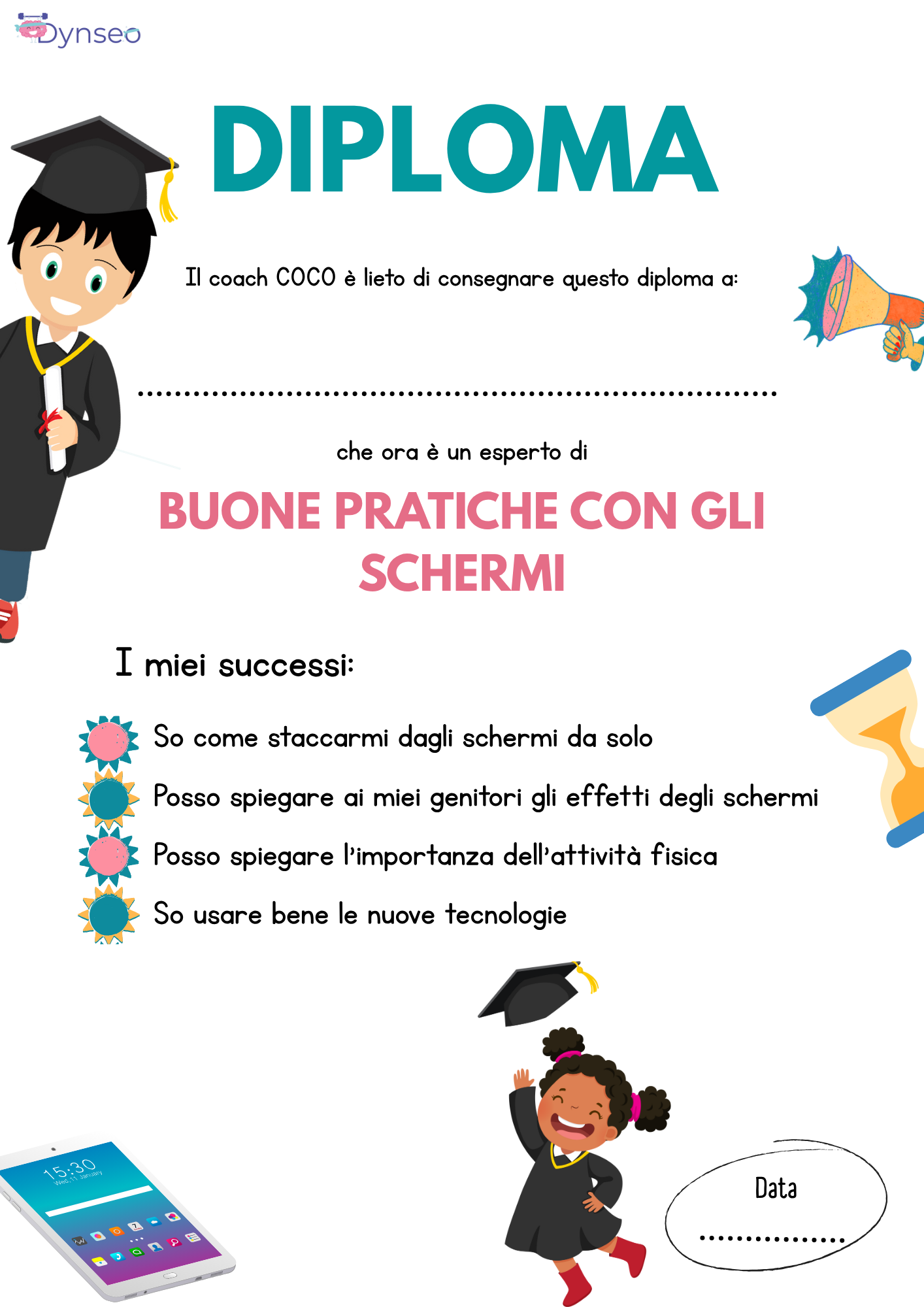 diploma consapevolezza degli schermi