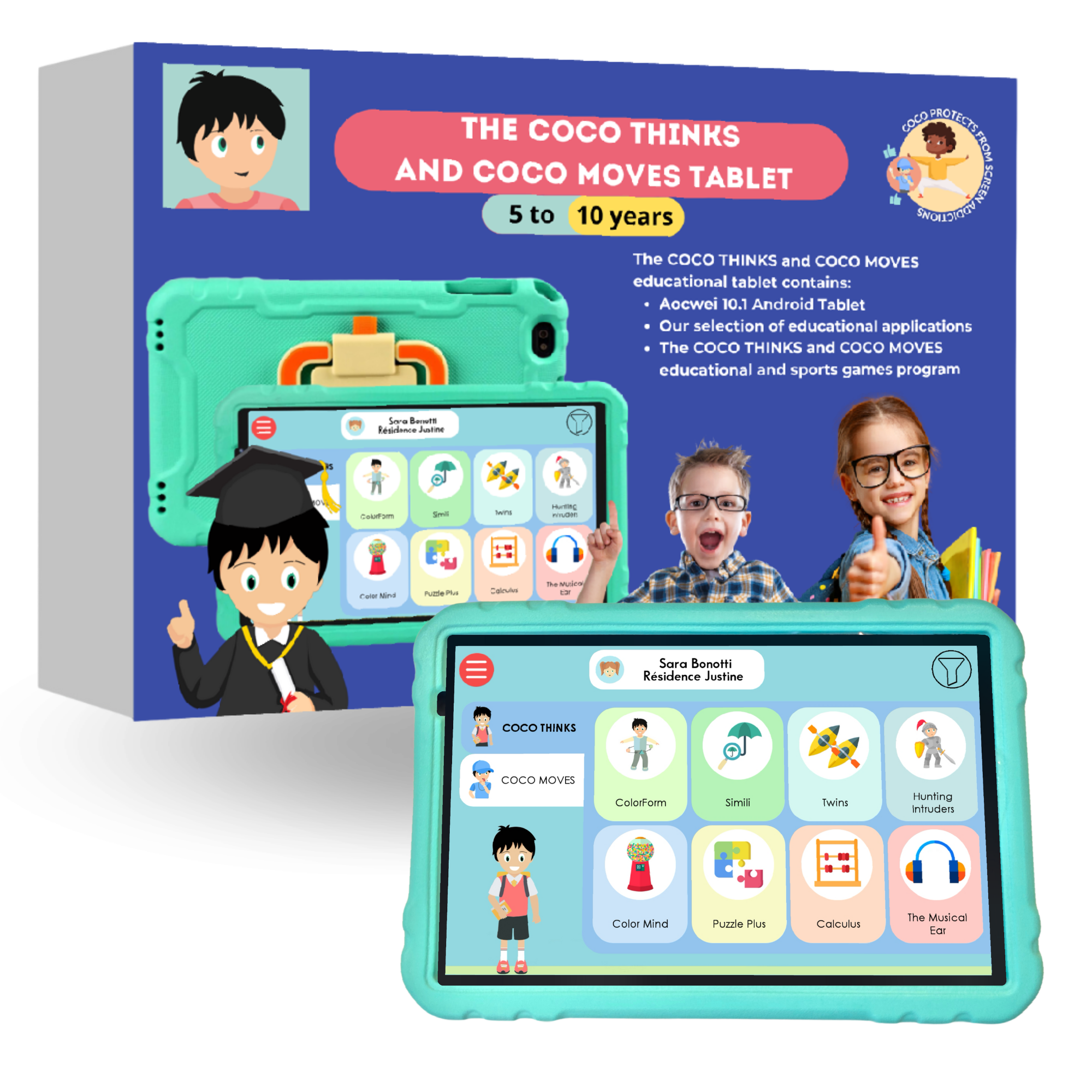 educational tab for kids the coco tablet