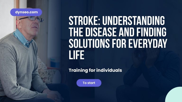 Stroke: understanding the disease and finding solutions for everyday life