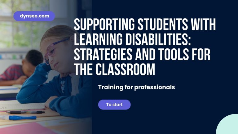 Supporting students with learning disabilities: strategies and tools for the classroom