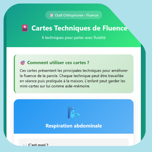 Technical fluency cards Technical fluency cards