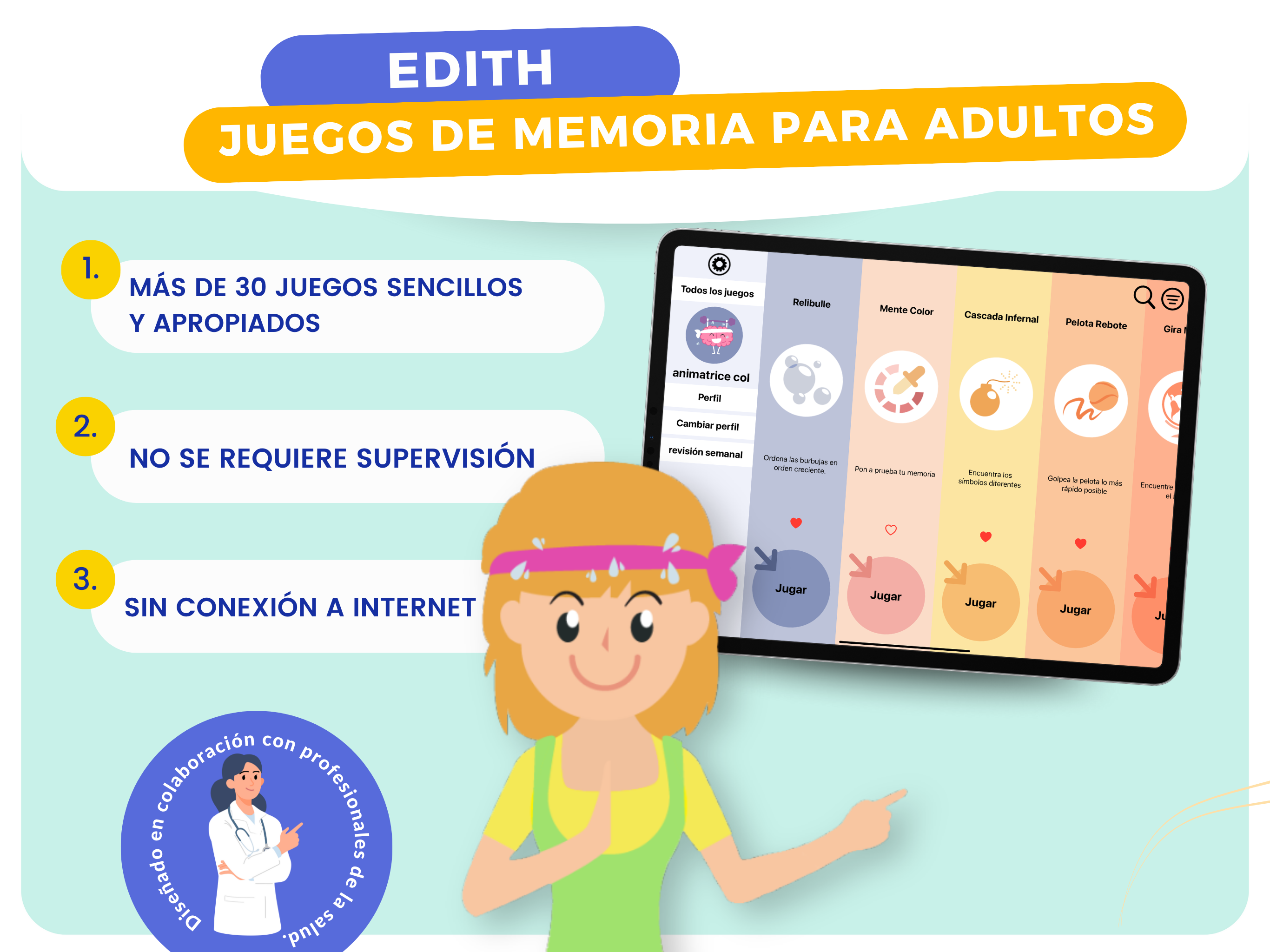 Programme EDITH - Jeux de mémoire adaptés