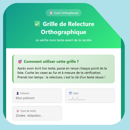 Spell check grid Spell check grid