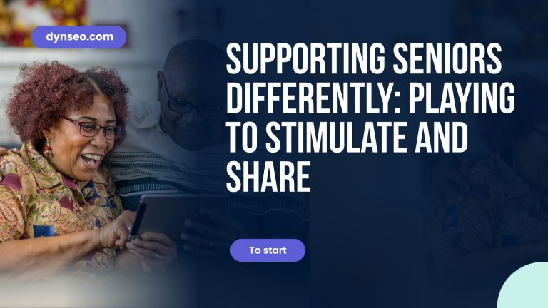 Supporting seniors in a different way: play to stimulate and share