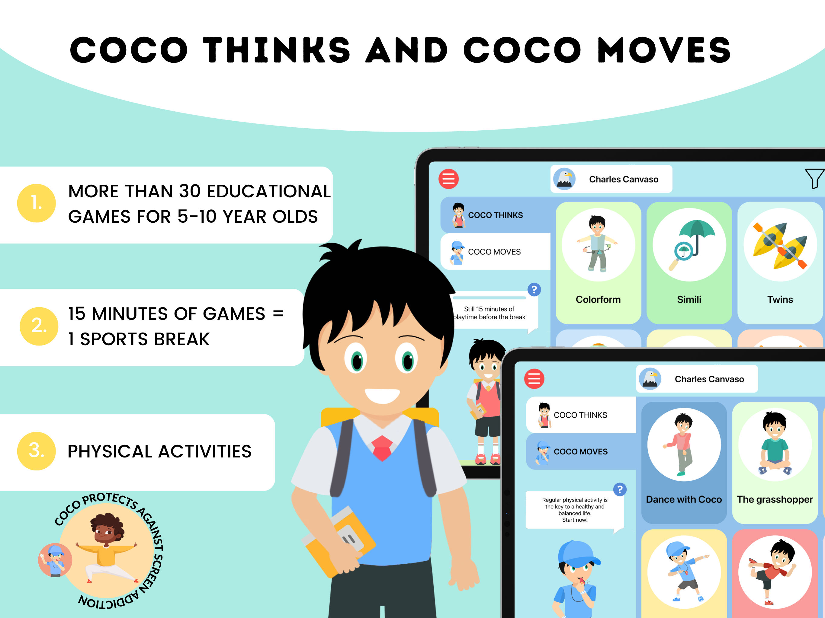 COCO THINKS and COCO MOVES