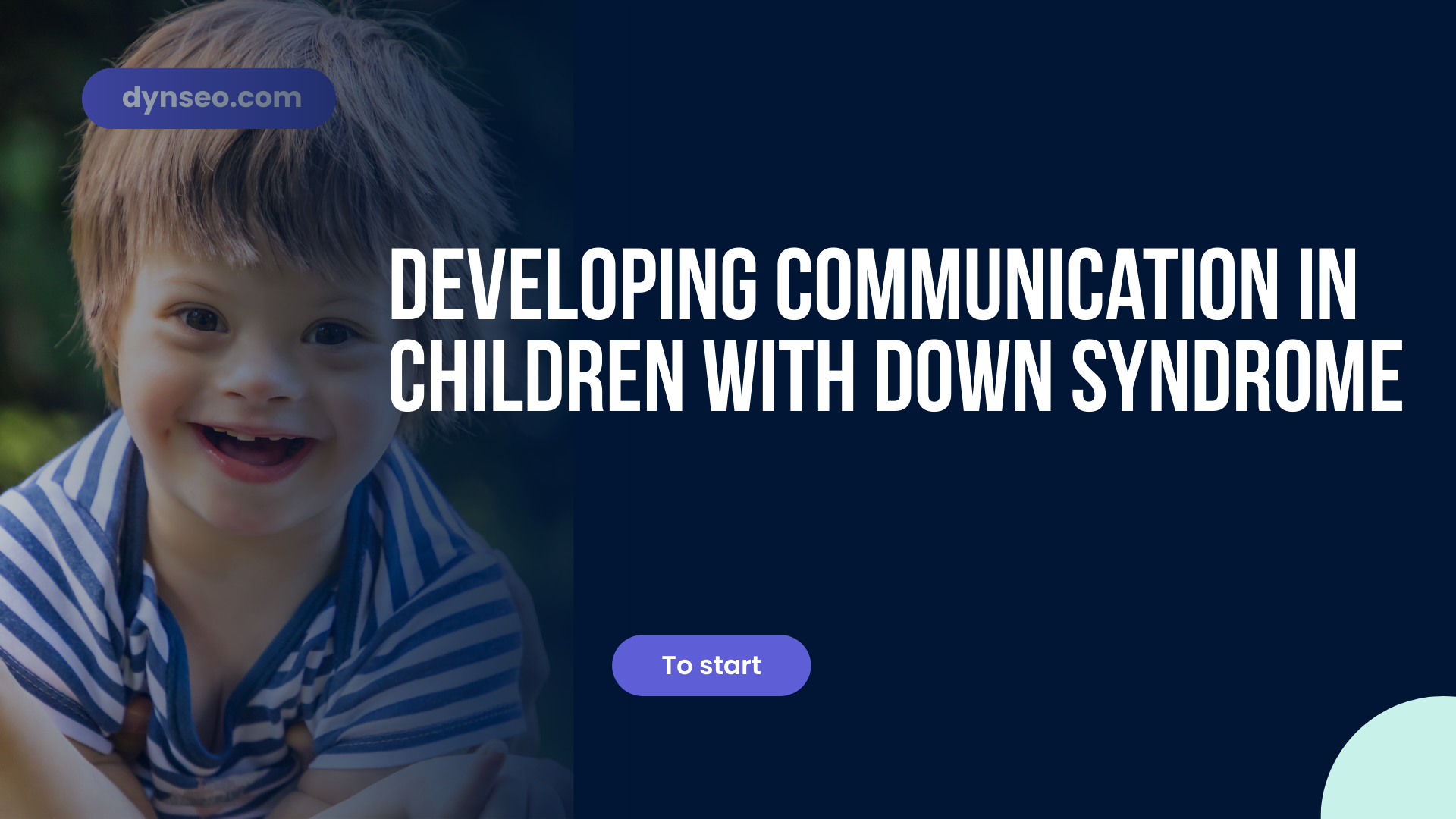 Developing communication in children with Down syndrome
