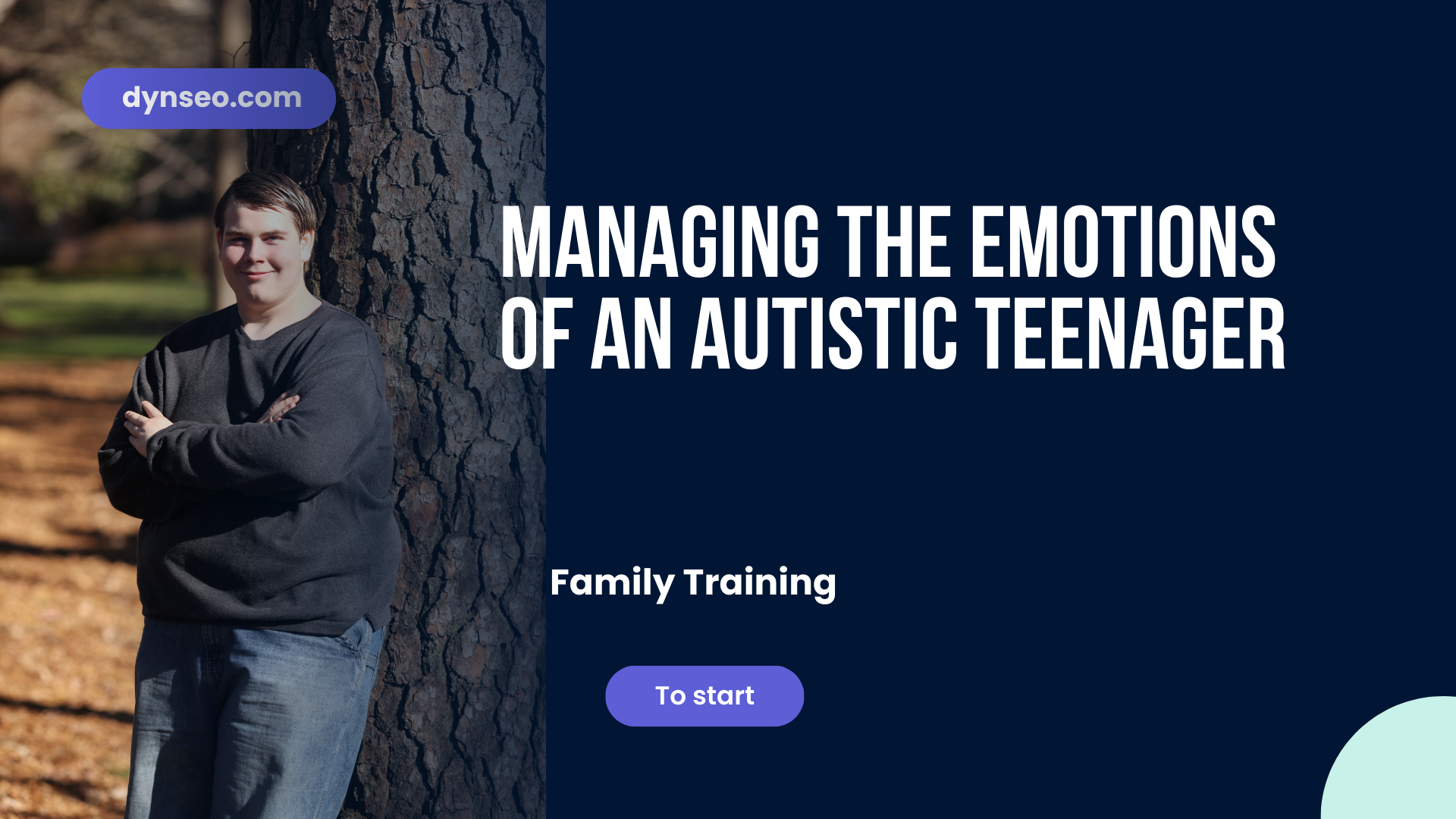 Managing the emotions of an autistic teenager