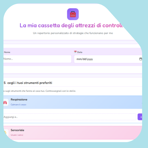 Cassetta degli attrezzi per la regolamentazione