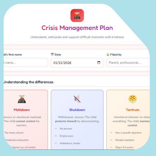 Crisis management plan