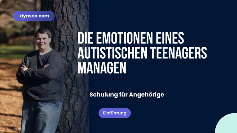 Die Emotionen eines autistischen Teenagers managen
