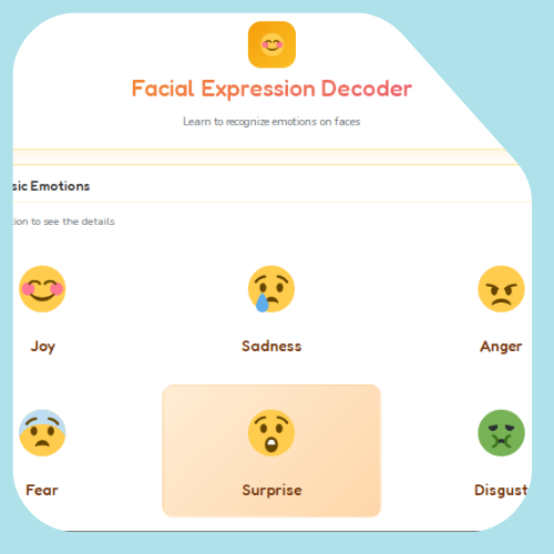 Facial expression decoder