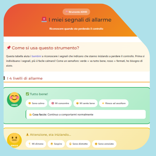 I miei segnali di pericolo