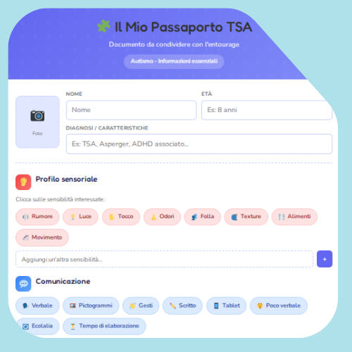 Il mio passaporto TSA