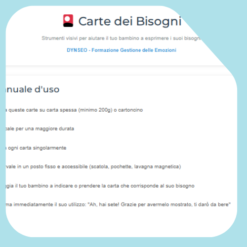 Mappa delle esigenze