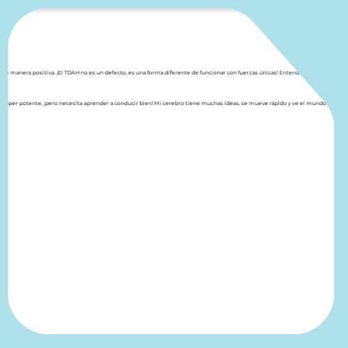 Mi hoja de cerebro TDAH