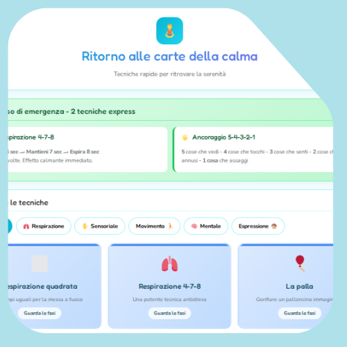 Ritorno alla calma delle carte